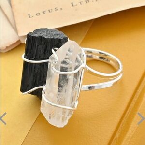 Tourmaline Crystal Ring